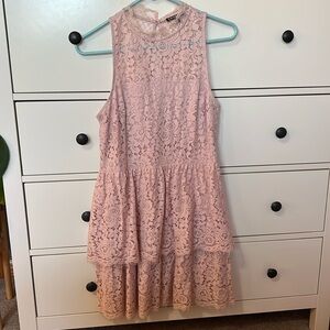 Pink Express Lace Dress for Sale up to 90% Off: Poshmark